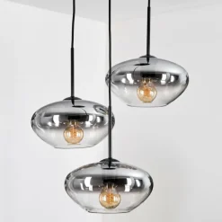 Mertola Suspension, Boule lumineuse Noir, 3 lumières