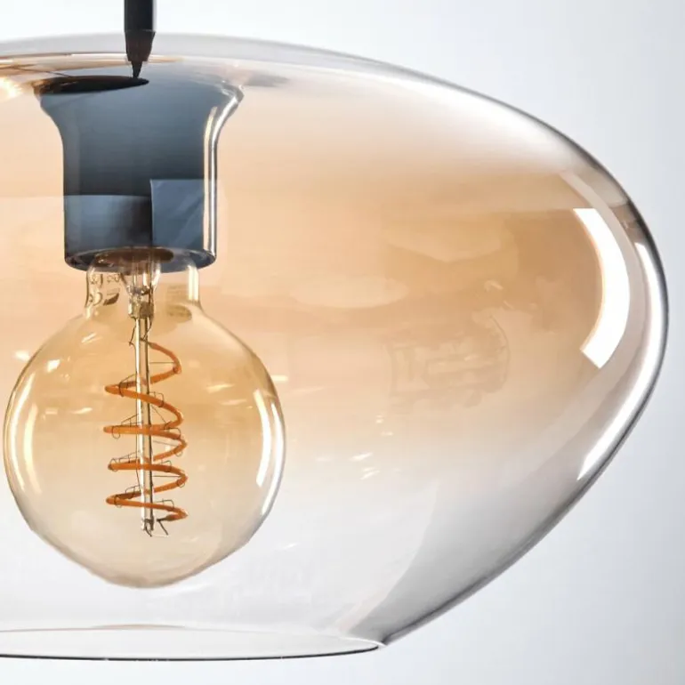 Mertola Suspension, Boule lumineuse Noir, 3 lumières