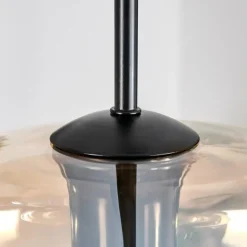 Mertola Suspension, Boule lumineuse Noir, 3 lumières