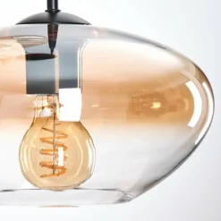 Mertola Suspension, Boule lumineuse Noir, 3 lumières