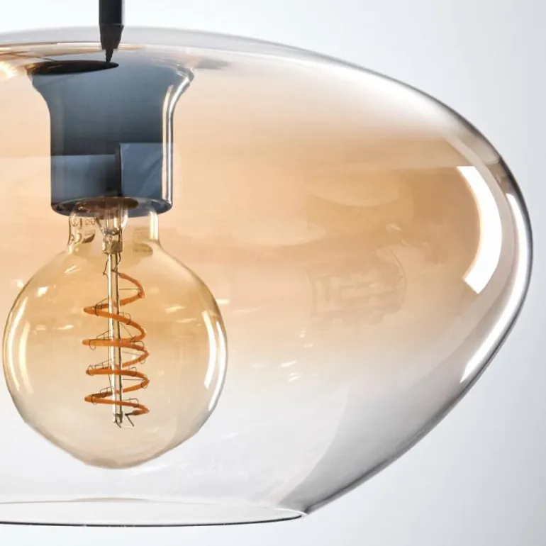 Mertola Suspension, Boule lumineuse Noir, 3 lumières