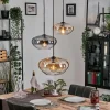Mertola Suspension, Boule lumineuse Noir, 3 lumières