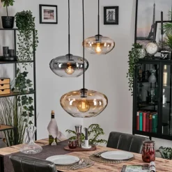 Mertola Suspension, Boule lumineuse Noir, 3 lumières