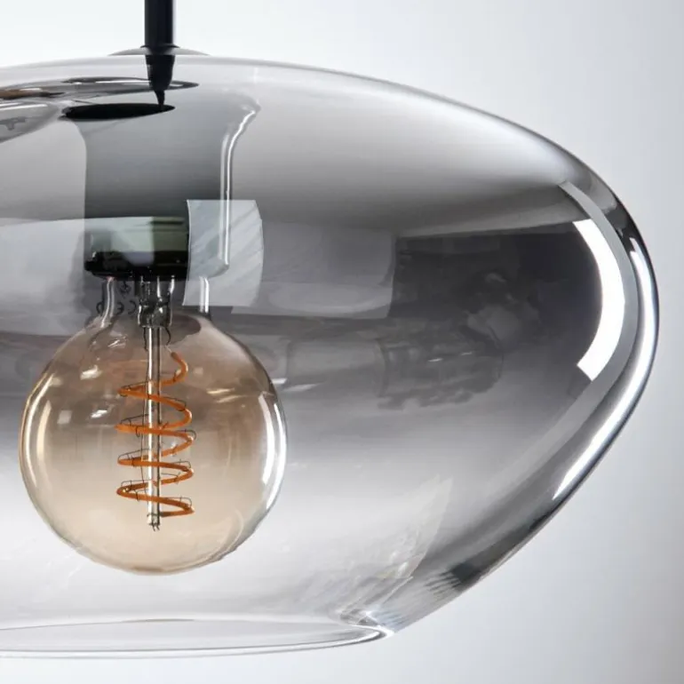 Mertola Suspension, Boule lumineuse Noir, 3 lumières