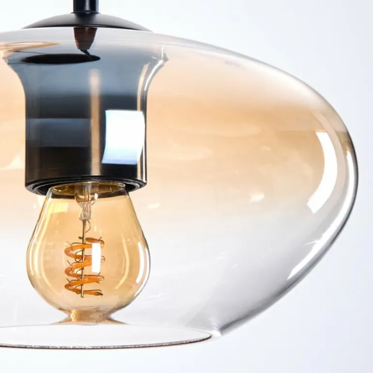 Mertola Suspension, Boule lumineuse Noir, 3 lumières