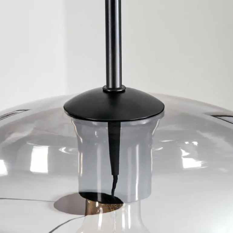 Mertola Suspension, Boule lumineuse Noir, 3 lumières