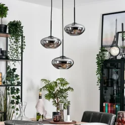 Mertola Suspension, Boule lumineuse Noir, 3 lumières