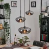Mertola Suspension, Boule lumineuse Noir, 3 lumières
