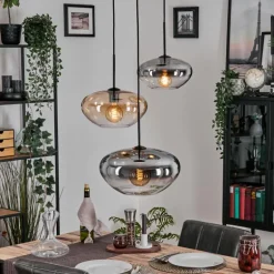 Mertola Suspension, Boule lumineuse Noir, 3 lumières