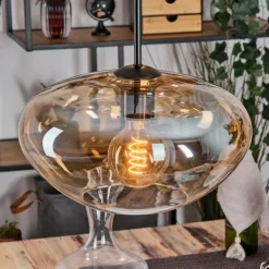 Mertola Suspension, Boule lumineuse Noir, 3 lumières