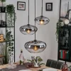 Mertola Suspension, Boule lumineuse Noir, 3 lumières
