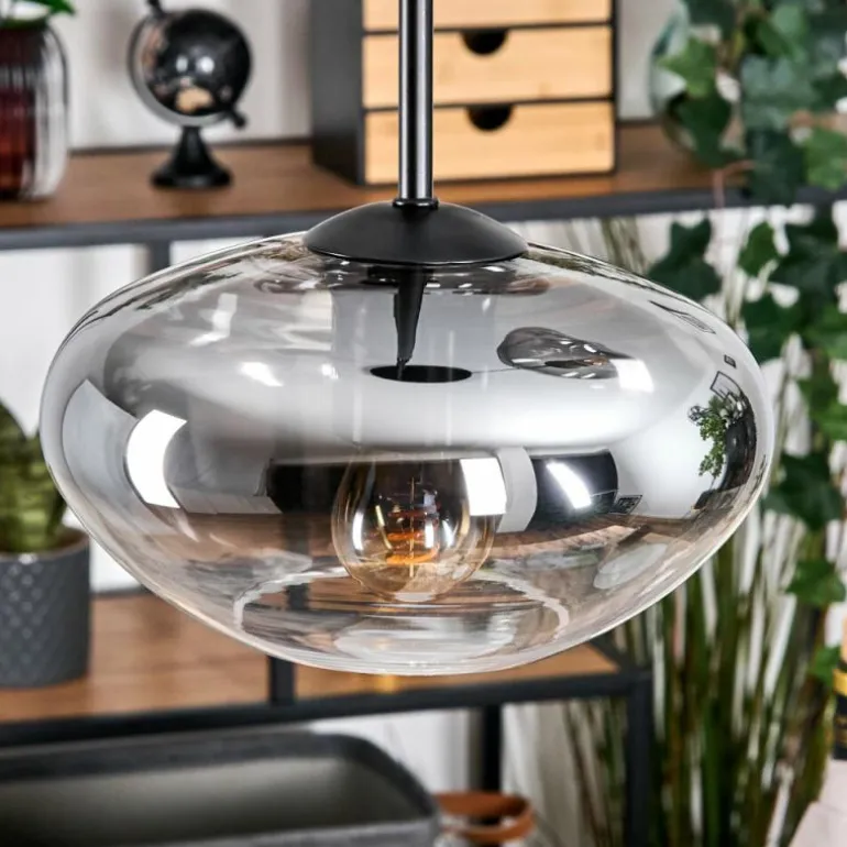 Mertola Suspension, Boule lumineuse Noir, 3 lumières