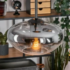 Mertola Suspension, Boule lumineuse Noir, 3 lumières
