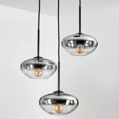 Mertola Suspension, Boule lumineuse Noir, 3 lumières