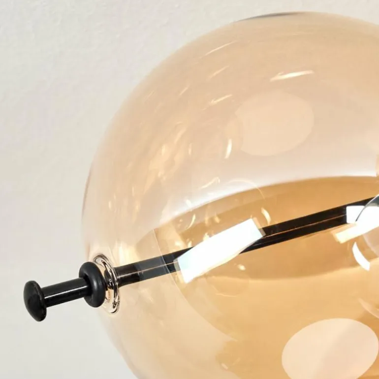 Milheiros Plafonnier, Boule lumineuse Ambre, 3 lumières