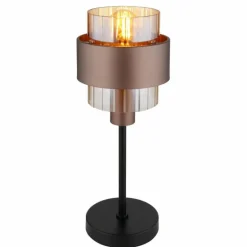 Milley Lampe à poser Luminaires Globo Lighting Noir, 1 lumière