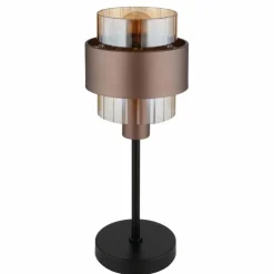 Milley Lampe à poser Luminaires Globo Lighting Noir, 1 lumière