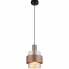 Milley Suspension Luminaires Globo Lighting Noir, 1 lumière