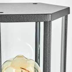Monfanim Lampe murale d´extérieur Noir, 1 lumière
