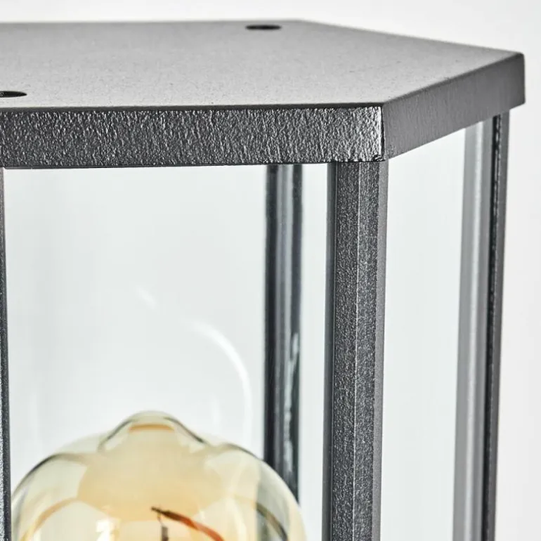 Monfanim Lampe murale d´extérieur Noir, 1 lumière
