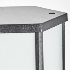 Monfanim Lampe murale d´extérieur Noir, 1 lumière