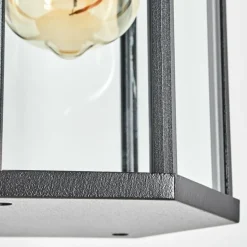Monfanim Lampe murale d´extérieur Noir, 1 lumière