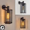 Monfanim Lampe murale d´extérieur Noir, 1 lumière