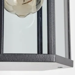 Monfanim Lampe murale d´extérieur Noir, 1 lumière