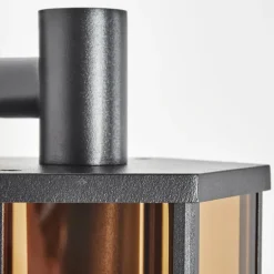 Monfanim Lampe murale d´extérieur Noir, 1 lumière