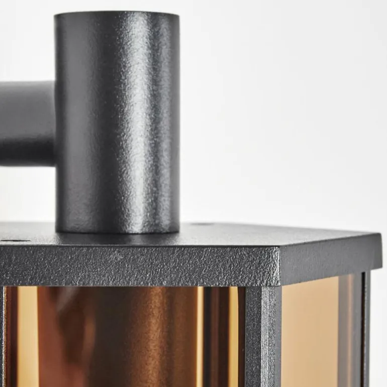 Monfanim Lampe murale d´extérieur Noir, 1 lumière