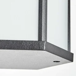 Monfanim Lampe murale d´extérieur Noir, 1 lumière