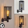 Monfanim Lampe murale d´extérieur Noir, 1 lumière