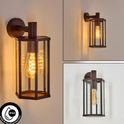 Monfanim Lampe murale d´extérieur Rouille, 1 lumière