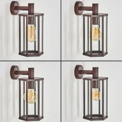 Monfanim Lampe murale d´extérieur Rouille, 1 lumière