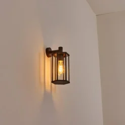 Monfanim Lampe murale d´extérieur Rouille, 1 lumière