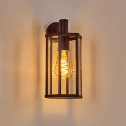 Monfanim Lampe murale d´extérieur Rouille, 1 lumière