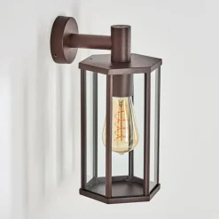Monfanim Lampe murale d´extérieur Rouille, 1 lumière