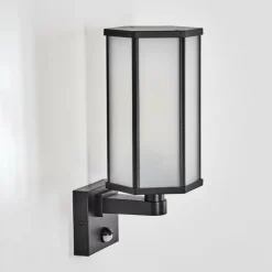 Monfanim Lampe murale d´extérieur Noir, 1 lumière