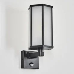 Monfanim Lampe murale d´extérieur Noir, 1 lumière