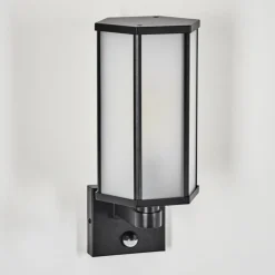 Monfanim Lampe murale d´extérieur Noir, 1 lumière