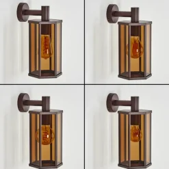 Monfanim Lampe murale d´extérieur Rouille, 1 lumière