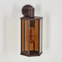 Monfanim Lampe murale d´extérieur Rouille, 1 lumière