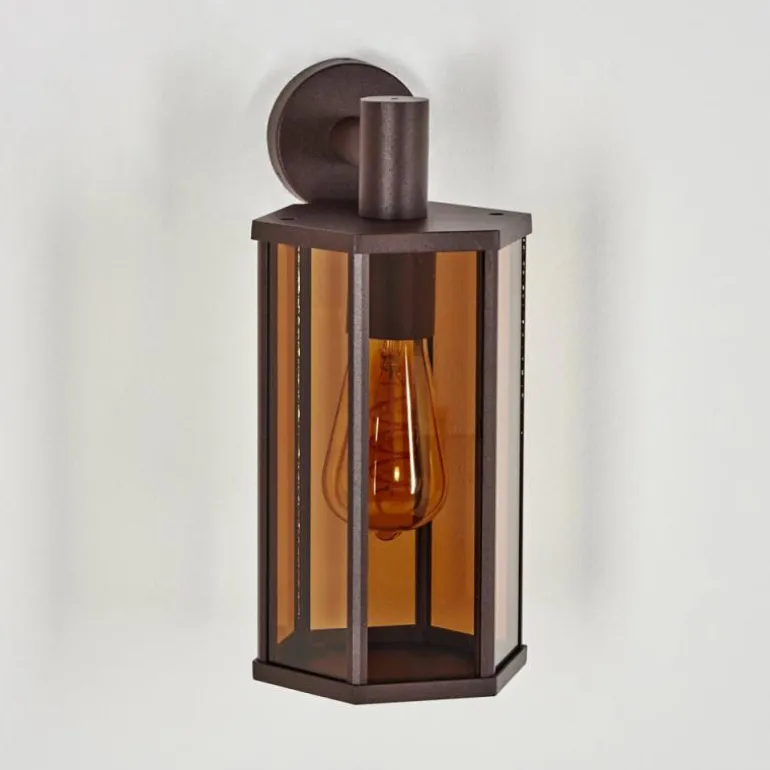 Monfanim Lampe murale d´extérieur Rouille, 1 lumière