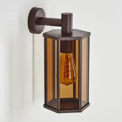 Monfanim Lampe murale d´extérieur Rouille, 1 lumière