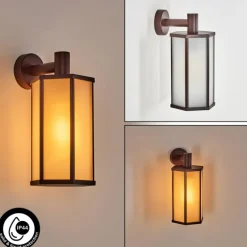 Monfanim Lampe murale d´extérieur Rouille, 1 lumière