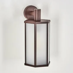 Monfanim Lampe murale d´extérieur Rouille, 1 lumière