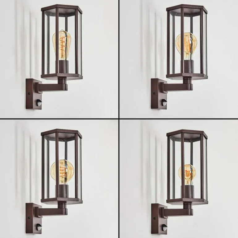 Monfanim Lampe murale d´extérieur Rouille, 1 lumière