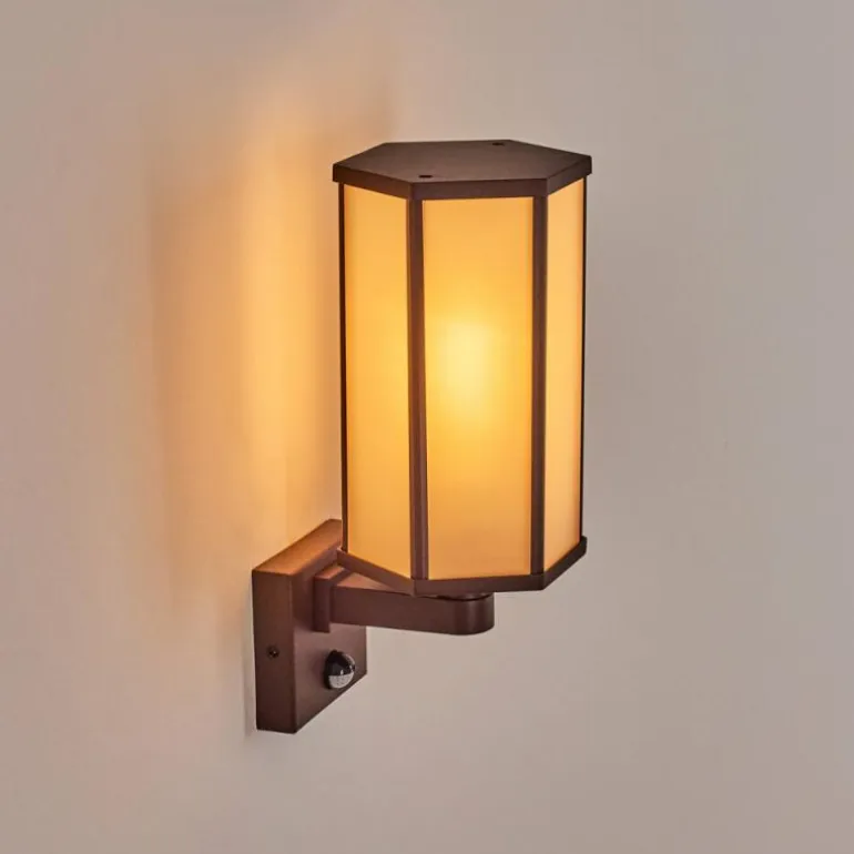 Monfanim Lampe murale d´extérieur Rouille, 1 lumière