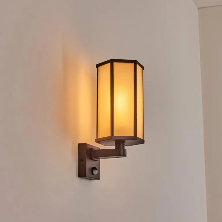 Monfanim Lampe murale d´extérieur Rouille, 1 lumière
