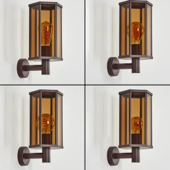 Monfanim Lampe murale d´extérieur Rouille, 1 lumière